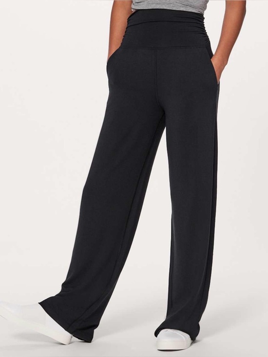 lululemon athletica Pants - Lululemon Take It Easy Pant Black Size 6 W5AYTS